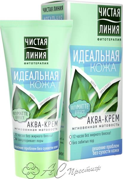 картинка ЧЛ Крем-аква д/лица мгновенная матовость Идеал.кожа 50мл/24 Фирма АС
