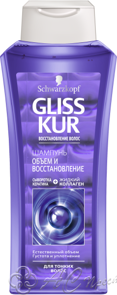 картинка GK Шампунь 400мл Объём и восстановление /12 Фирма АС