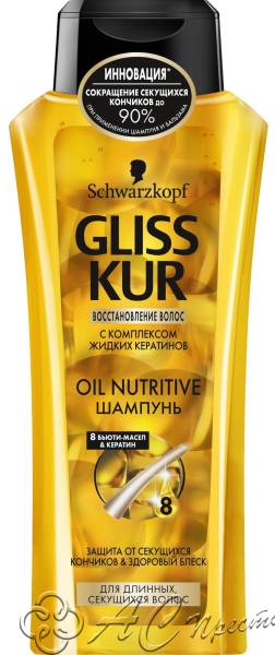 картинка GK Шампунь 400мл Ойл Нутритив /12 Фирма АС