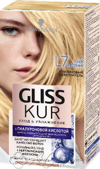 картинка Краска GLISS KUR L7 Холодный ультраблонд  /12 Фирма АС