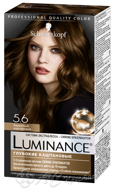 картинка Краска LUMINANCE COLOR 5.6 Бархатный каштановый /12 Фирма АС