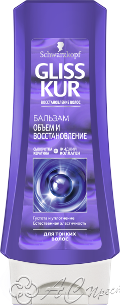 картинка GK Бальзам 200мл Объем и восстановление /12 Фирма АС