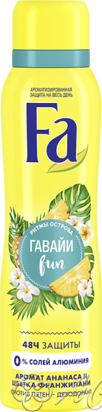 картинка FA Дез-спрей 150мл жен. Ритмы Острова Гавайи /12 Фирма АС