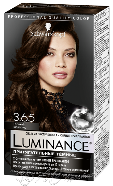 картинка Краска LUMINANCE COLOR 3.65 Горький шоколад /12 Фирма АС