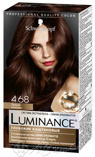 картинка Краска LUMINANCE COLOR 4.68 Пряный шоколад /12 Фирма АС