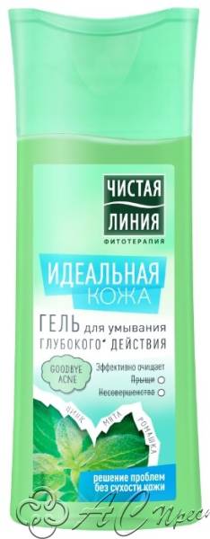 картинка ЧЛ Гель д/умыв.глуб.действия Идеальная кожа 100мл/18 Фирма АС