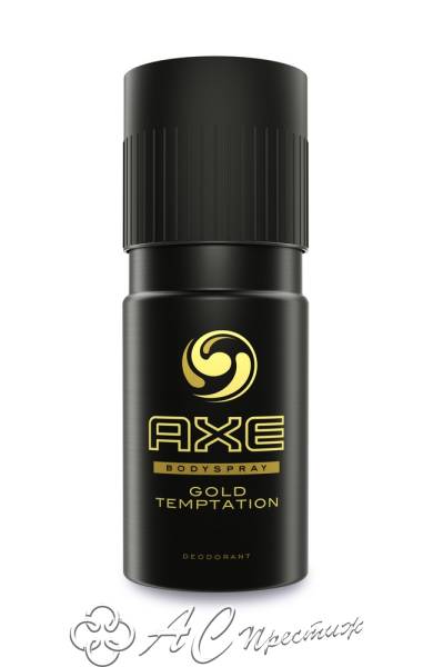 картинка AXE Дез-аэроз. 150мл Голд Темптейшн/6 Фирма АС