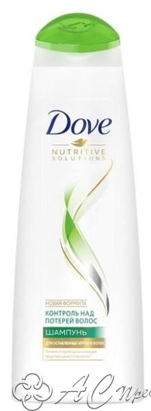 картинка DOVE Шампунь 380мл Контр.н/потерей волос/10 Фирма АС